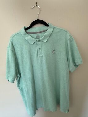 Disney Mickey Mouse Men's Polo Shirt in Light Mint Green